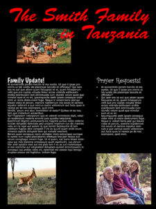 missionary newsletter bad design