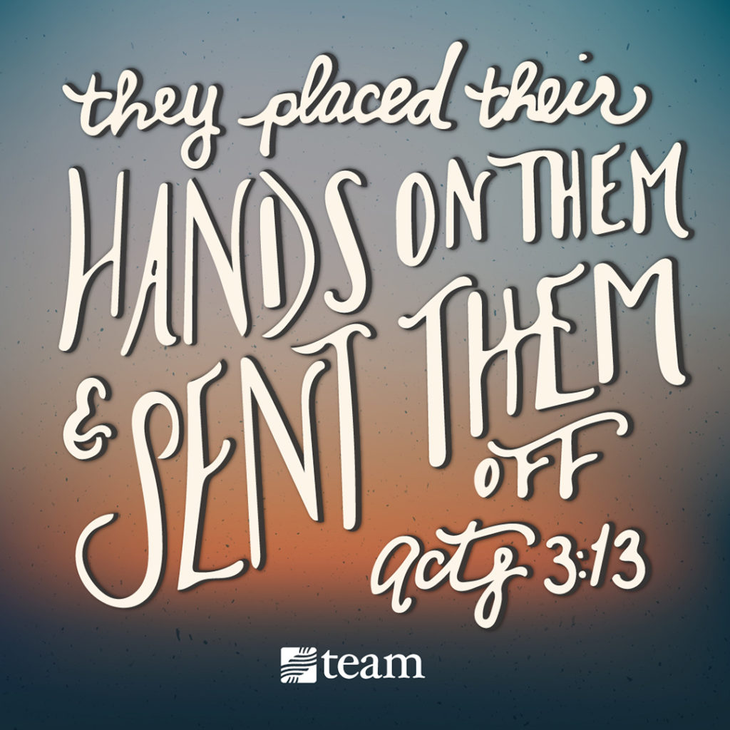 send missionaries acts 1:3