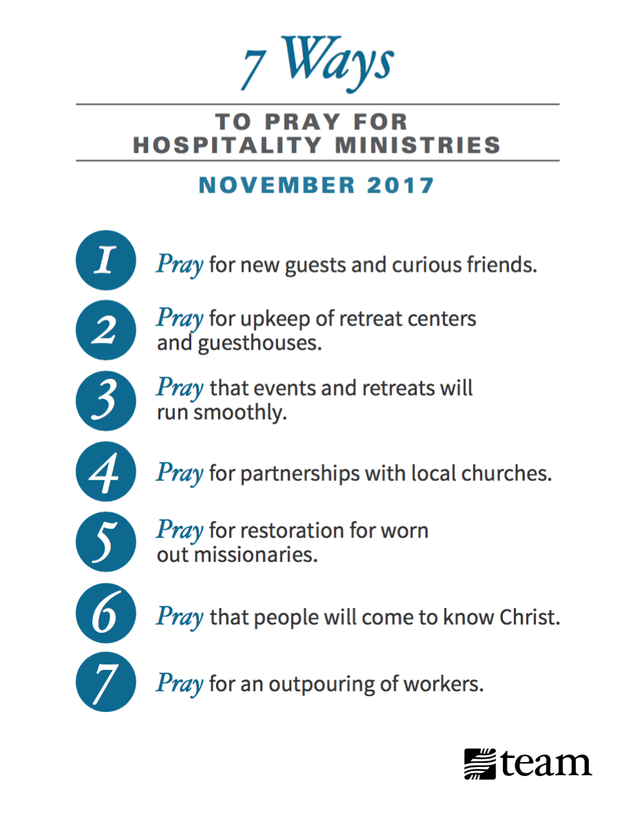 hospitality ministry