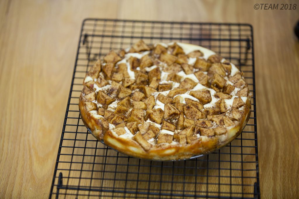 Even though the wait is hard, the finished dessert needs time to cool down before you can eat it!