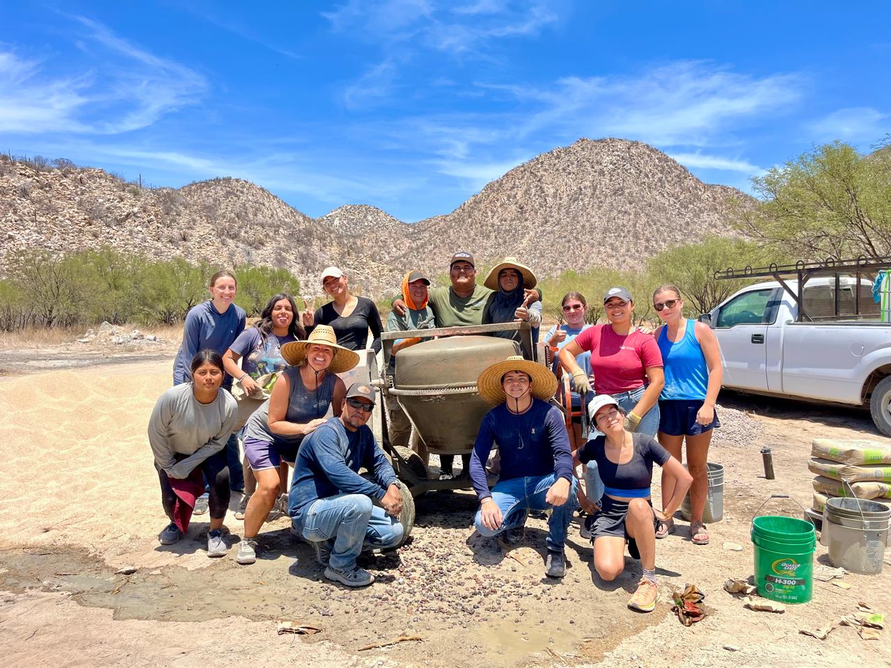 Group photo in Mexico