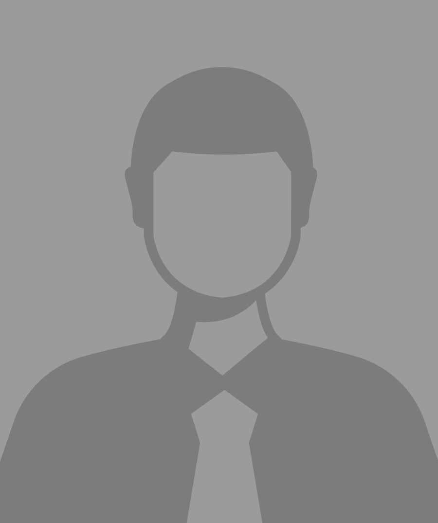 generic illustration of man using grey shapes