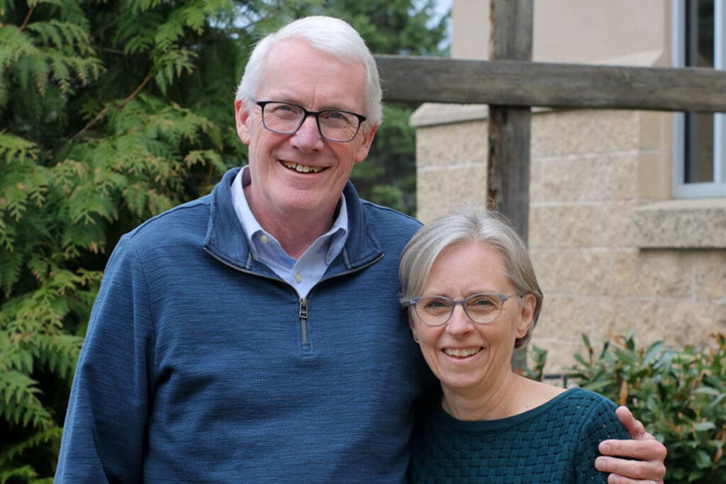 a portrait of Barry and his wife Dawn, who strongly believe that discipleship matters